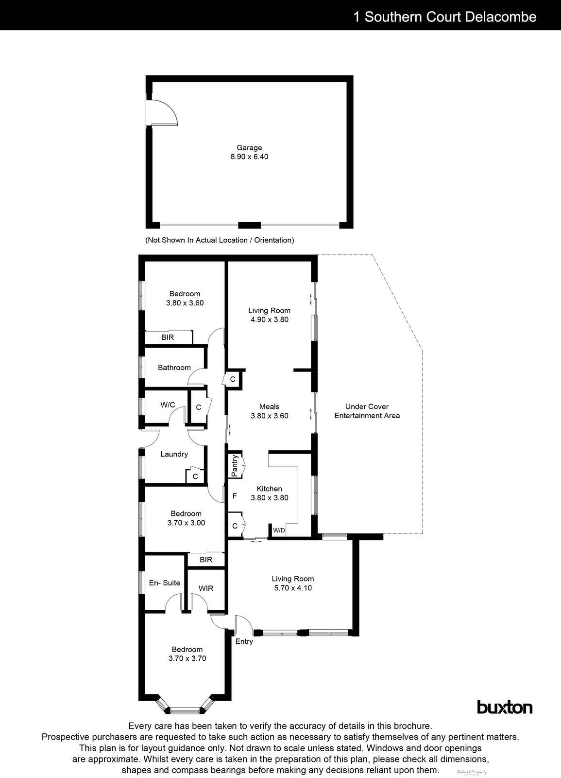 1 Southern Court, Delacombe VIC 3356 - Floorplan