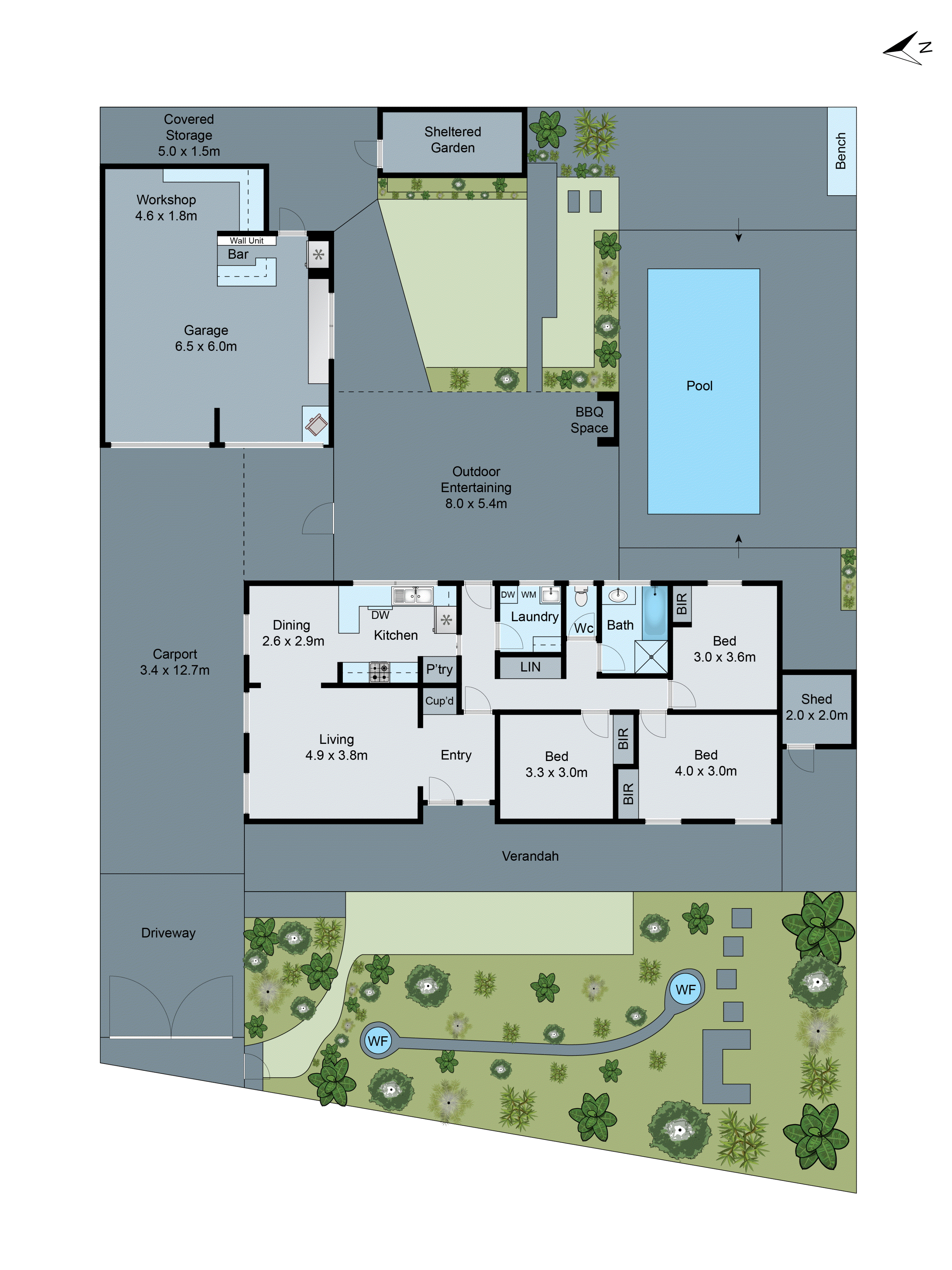 1 Springside Drive, Grovedale VIC 3216 - Floorplan