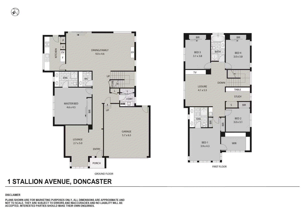 1 Stallion Avenue, Doncaster VIC 3108 - Floorplan