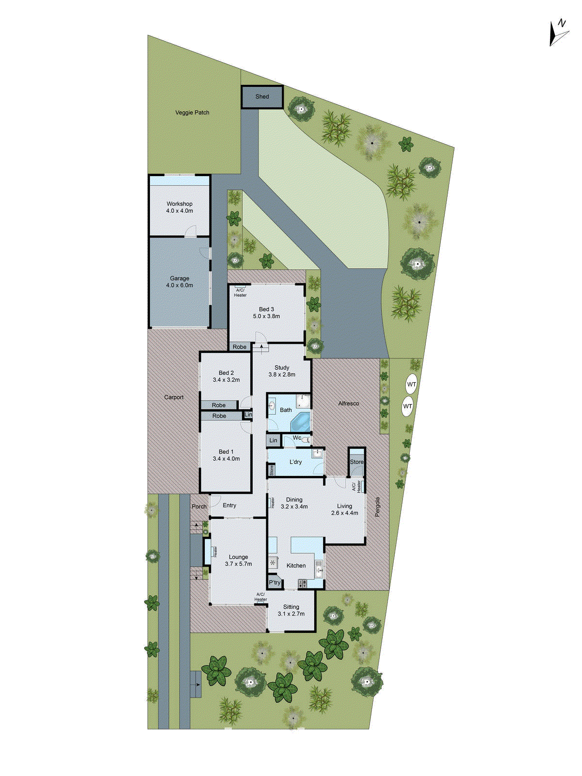 1 Suffolk Court, Grovedale VIC 3216 - Floorplan