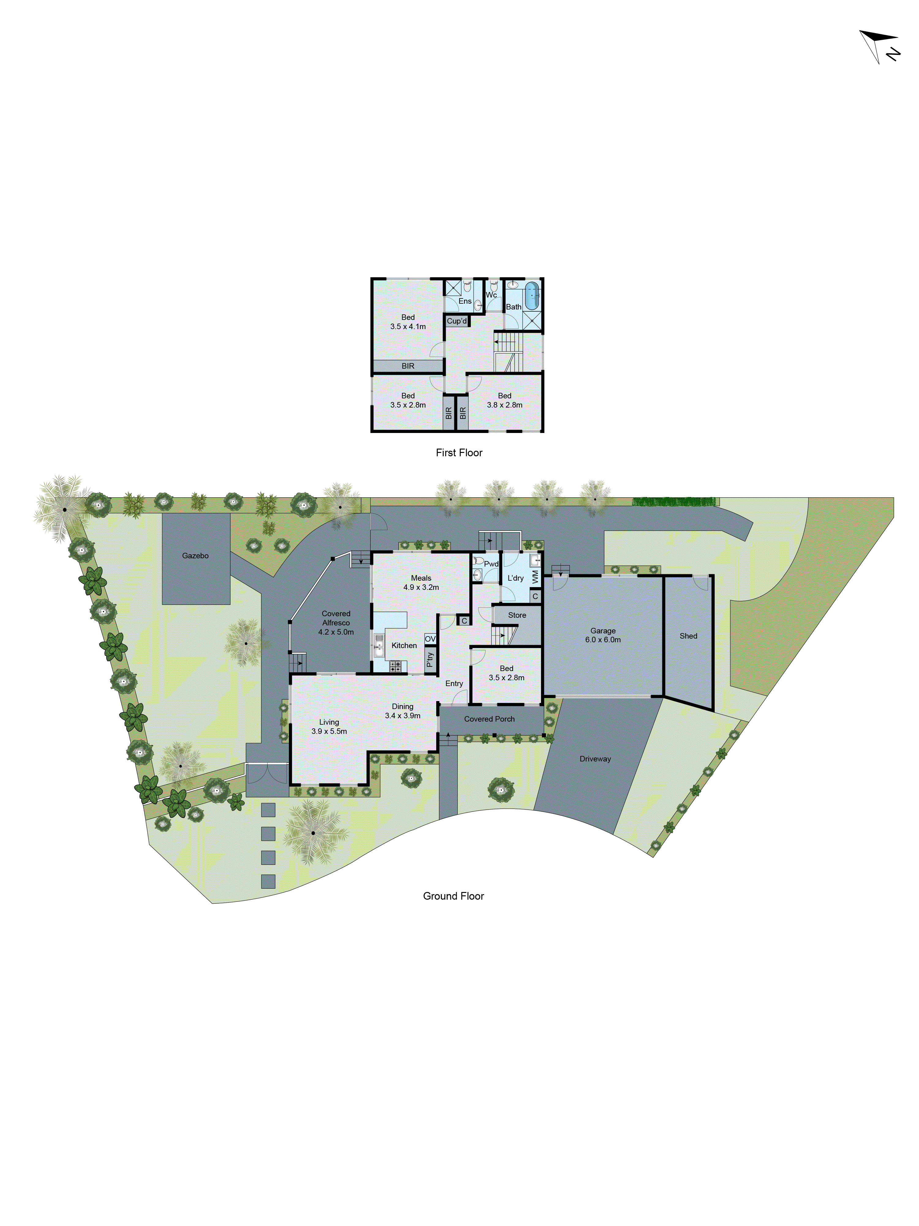 1 Tait Court, Oakleigh South VIC 3167 - Floorplan