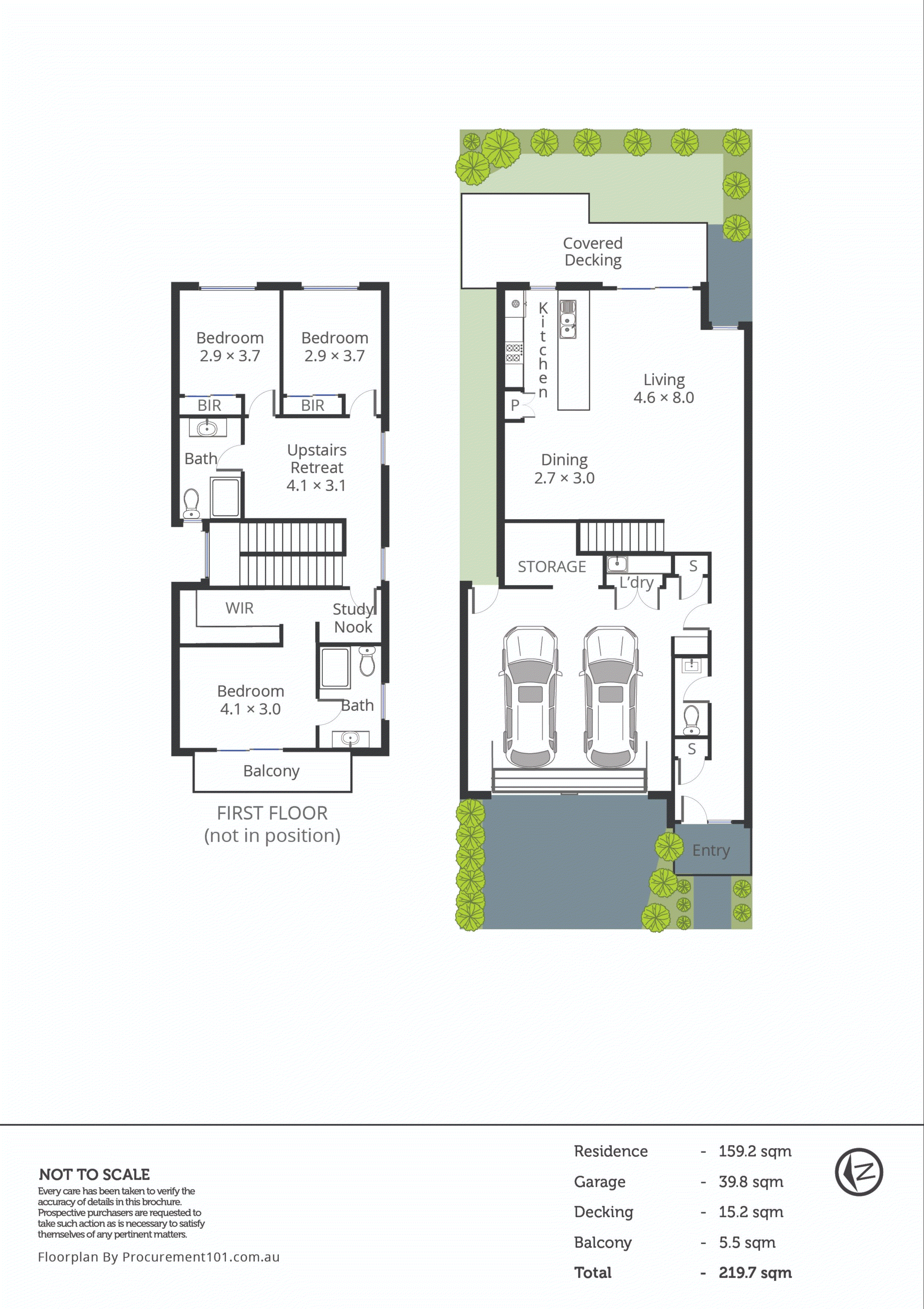 1 Talisker Street, Keysborough VIC 3173 - Floorplan