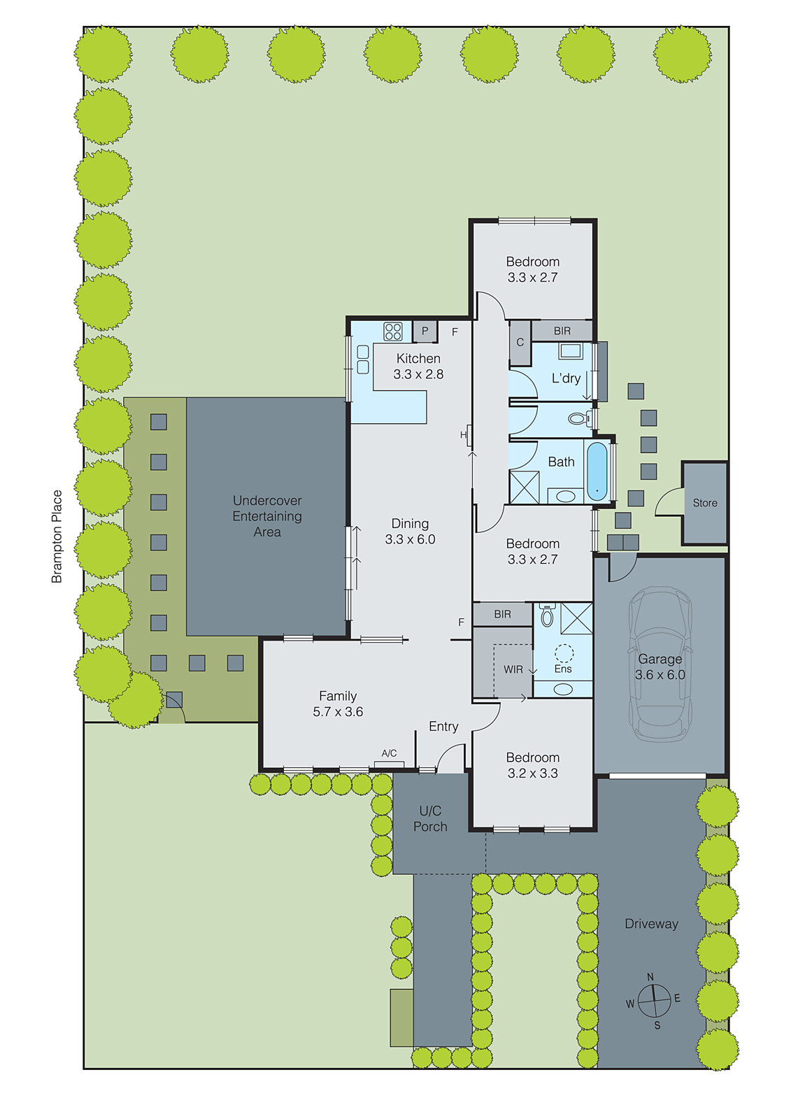 1 Taminga Mews, St Albans Park VIC 3219 - Floorplan