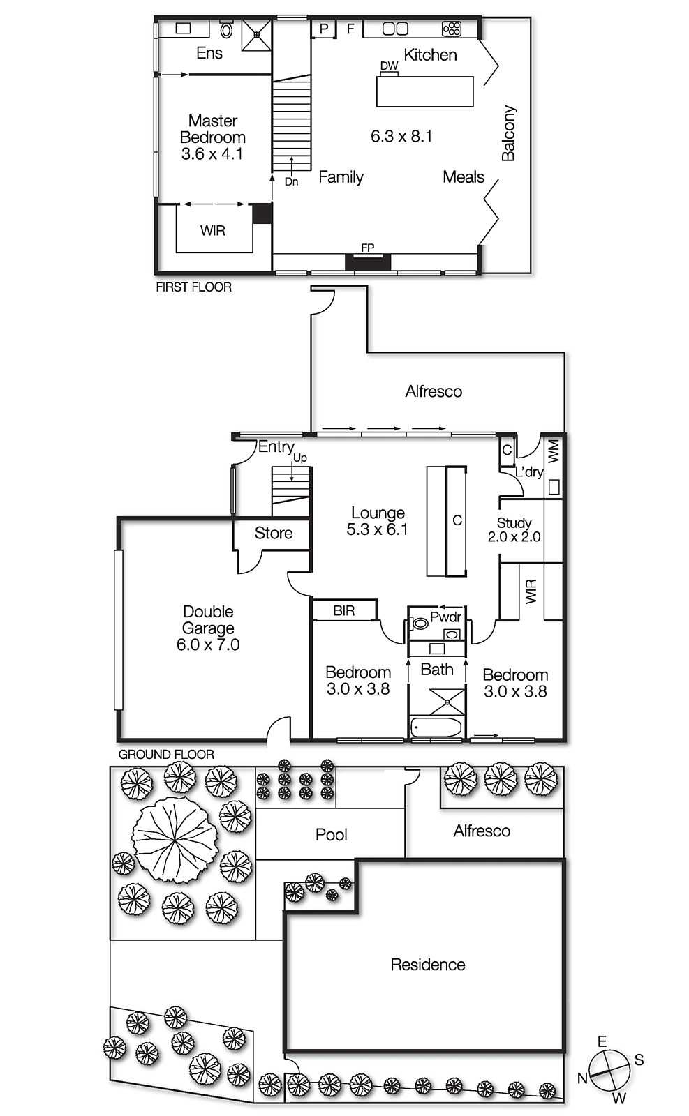 1 Te Hongi Court, Beaumaris VIC 3193 - Floorplan