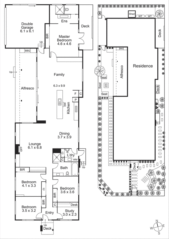 1 Thorburn Street, Hampton VIC 3188 - Floorplan