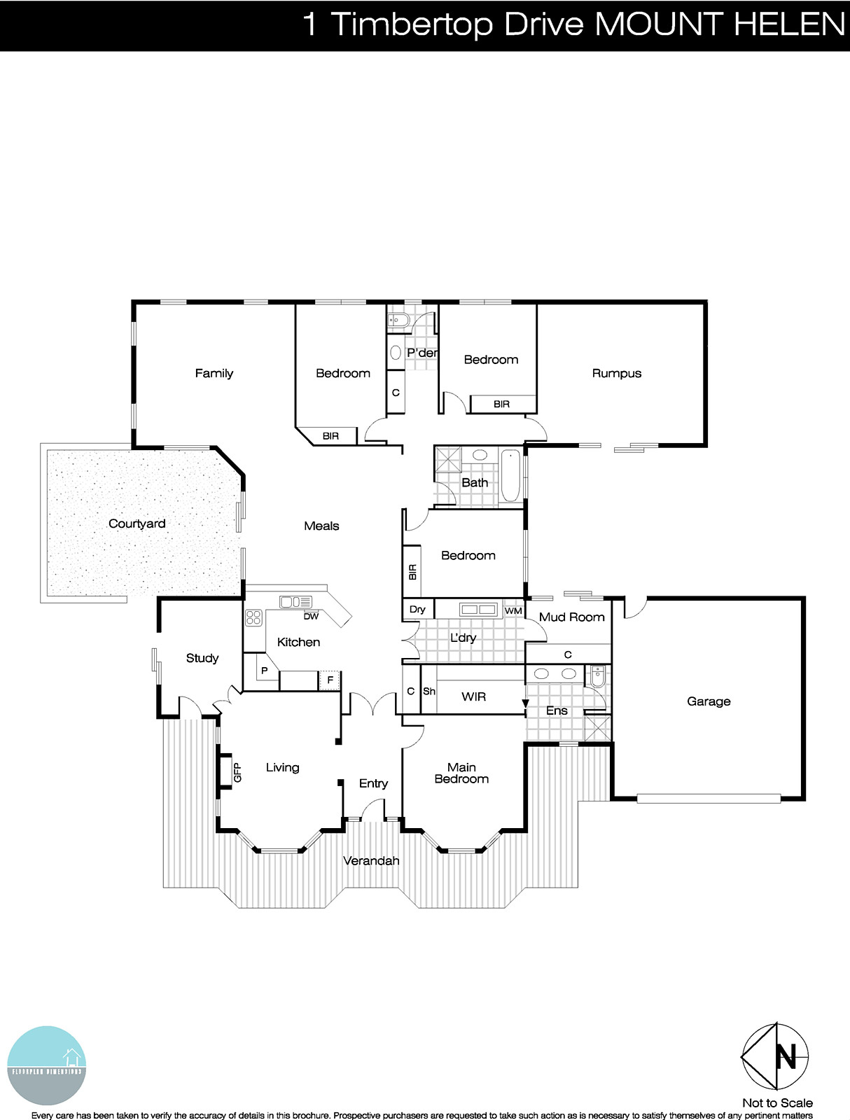 1 Timbertop Drive, Mount Helen VIC 3350 - Floorplan