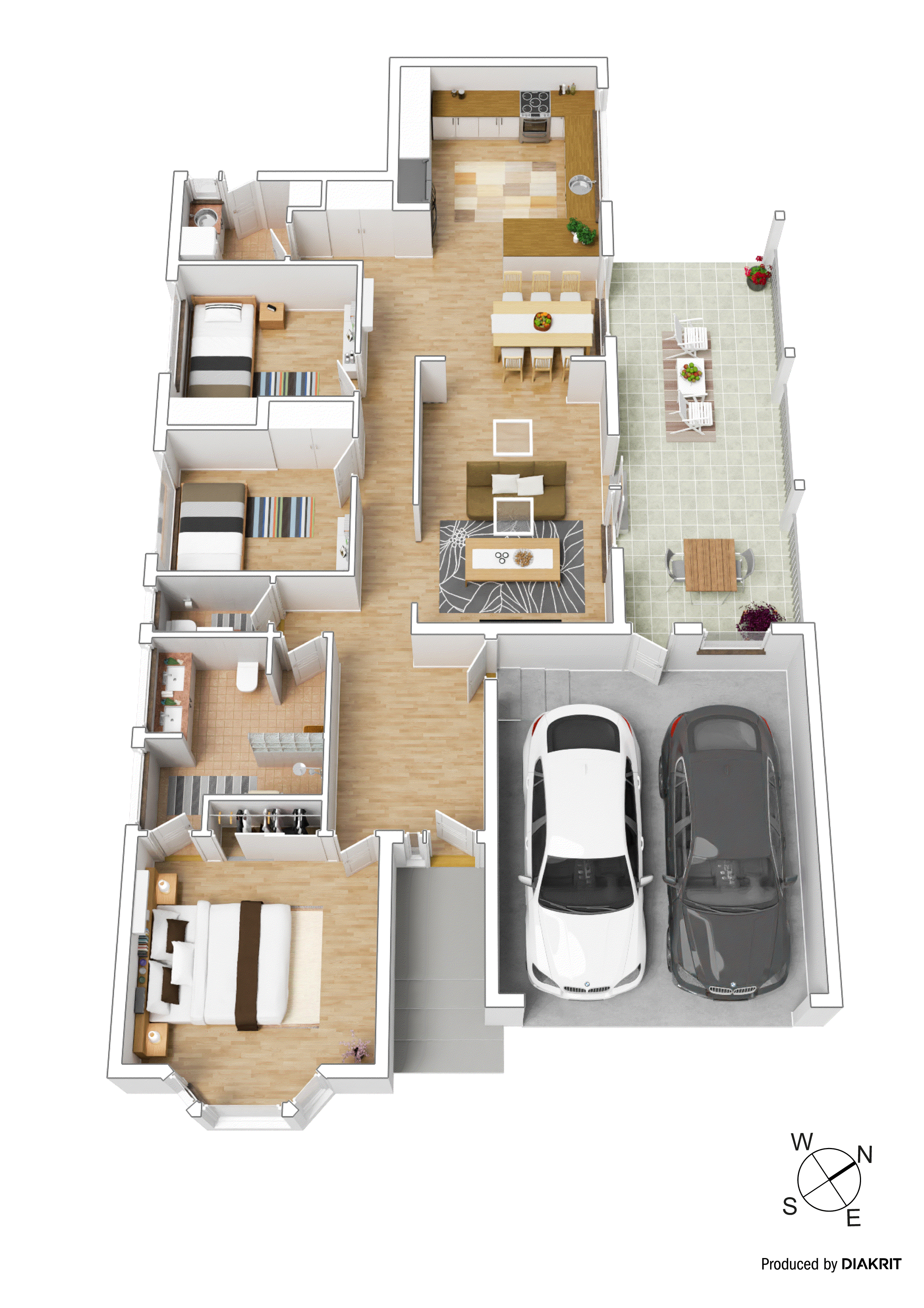 1 Tourmaline Crescent, Wheelers Hill VIC 3150 - Floorplan