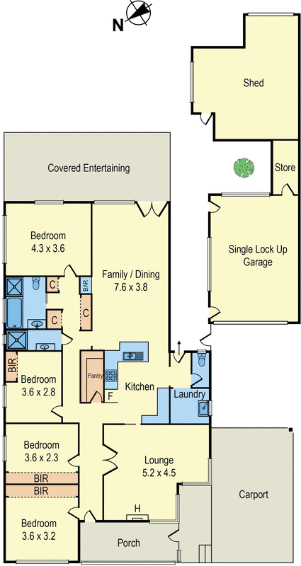 1 Upwey Avenue, Springvale VIC 3171 - Floorplan