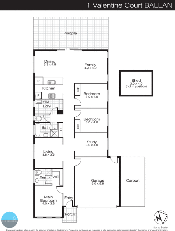 1 Valentine Court, Ballan VIC 3342 - Floorplan