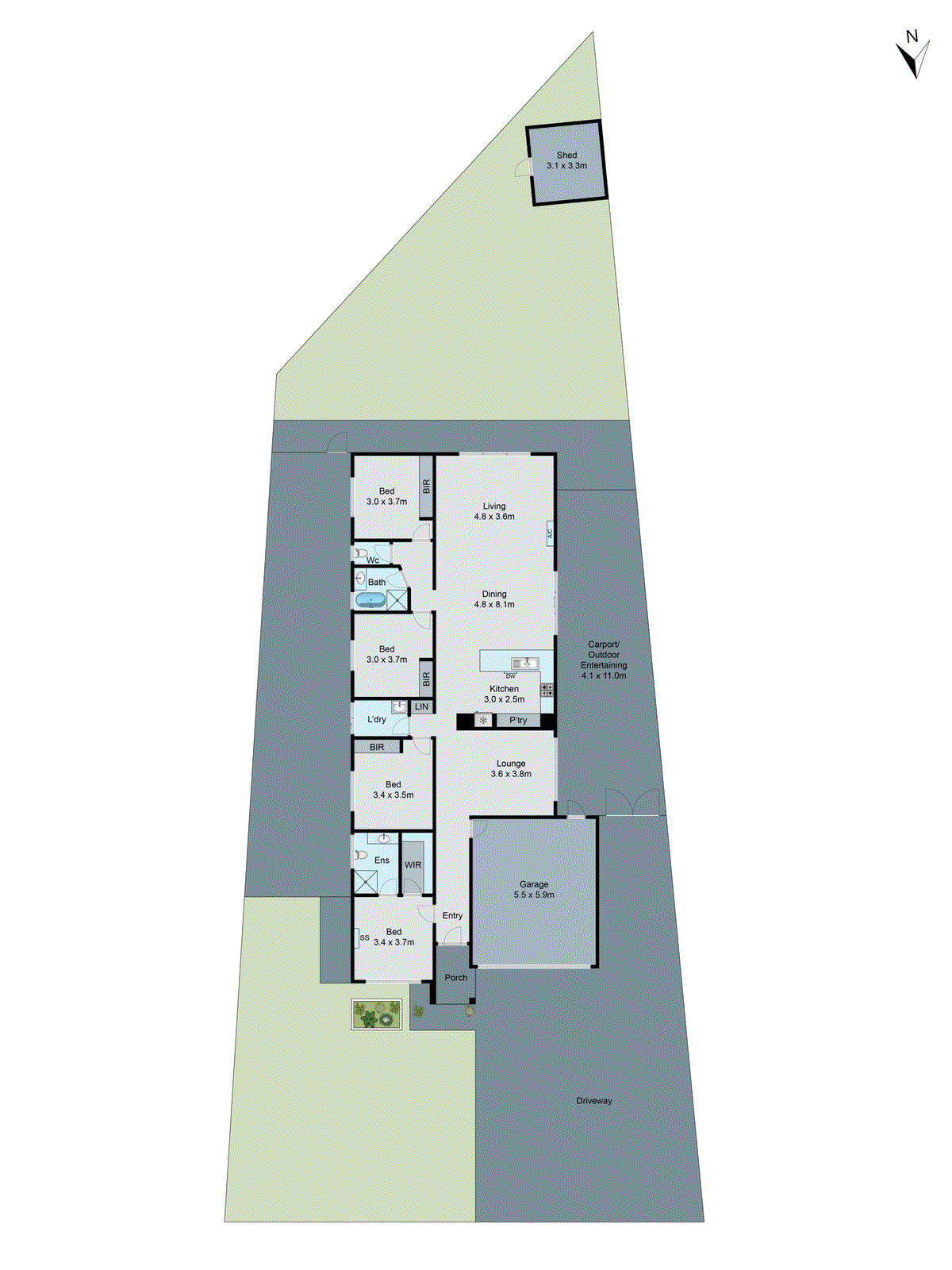 1 Vermont Avenue, Corio VIC 3214 - Floorplan