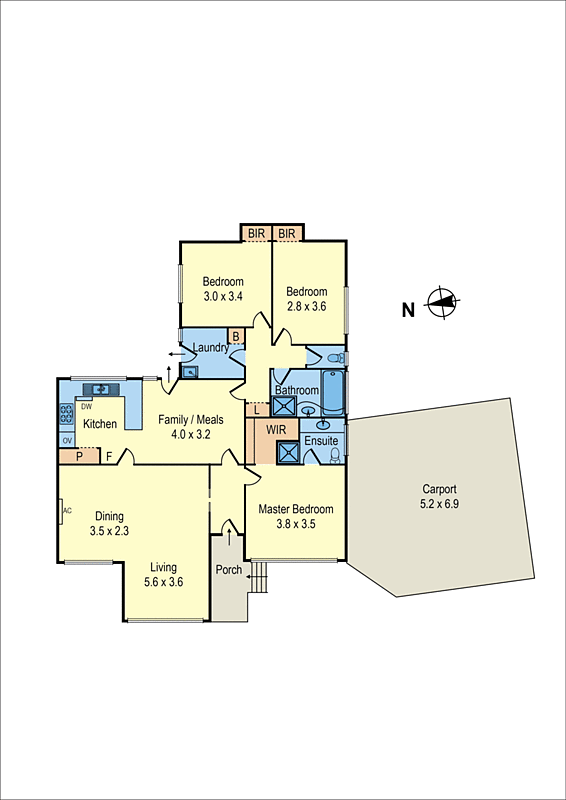 1 Village Drive, Dingley Village VIC 3172 - Floorplan
