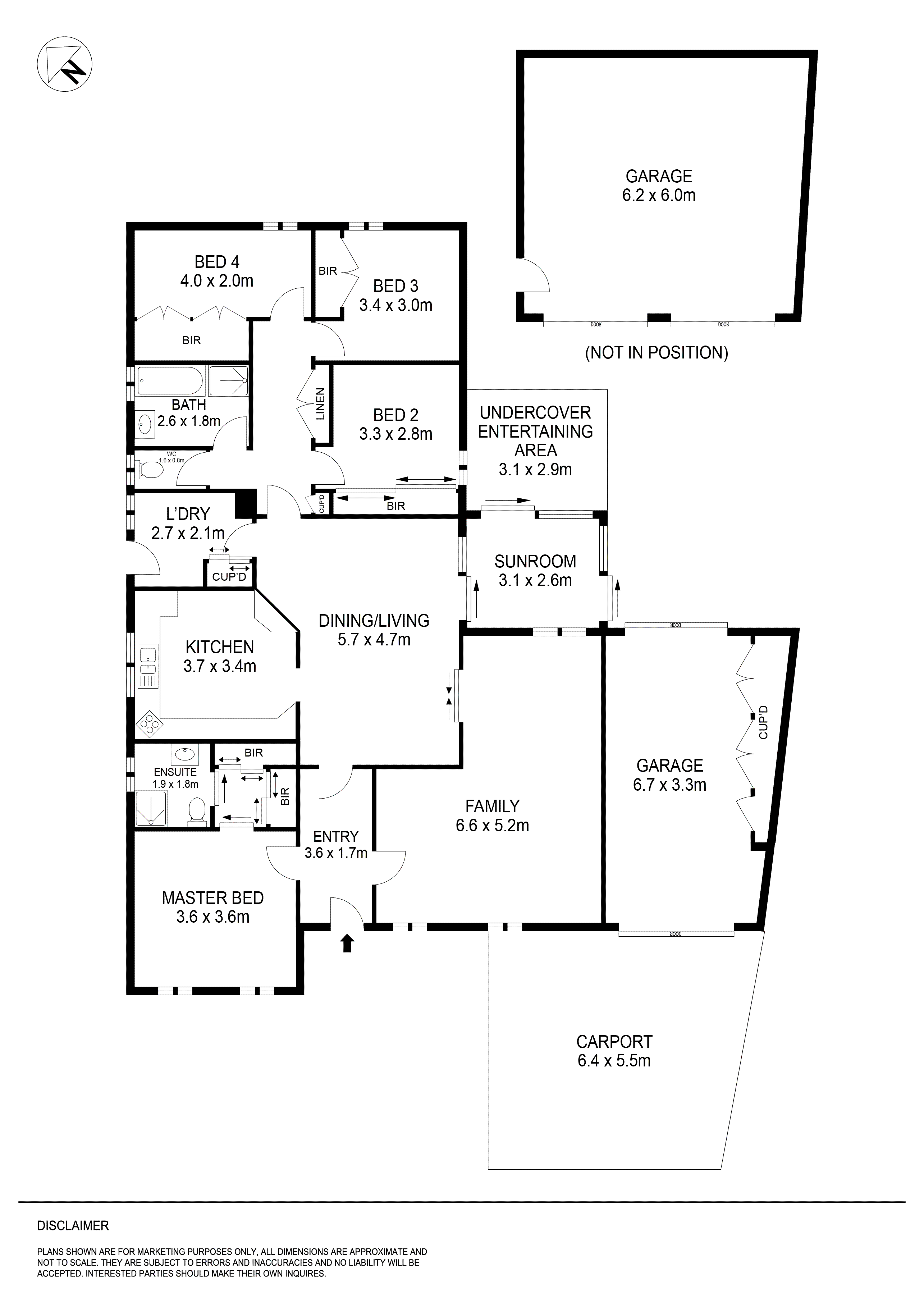 1 Virginia Court, Delacombe VIC 3356 - Floorplan