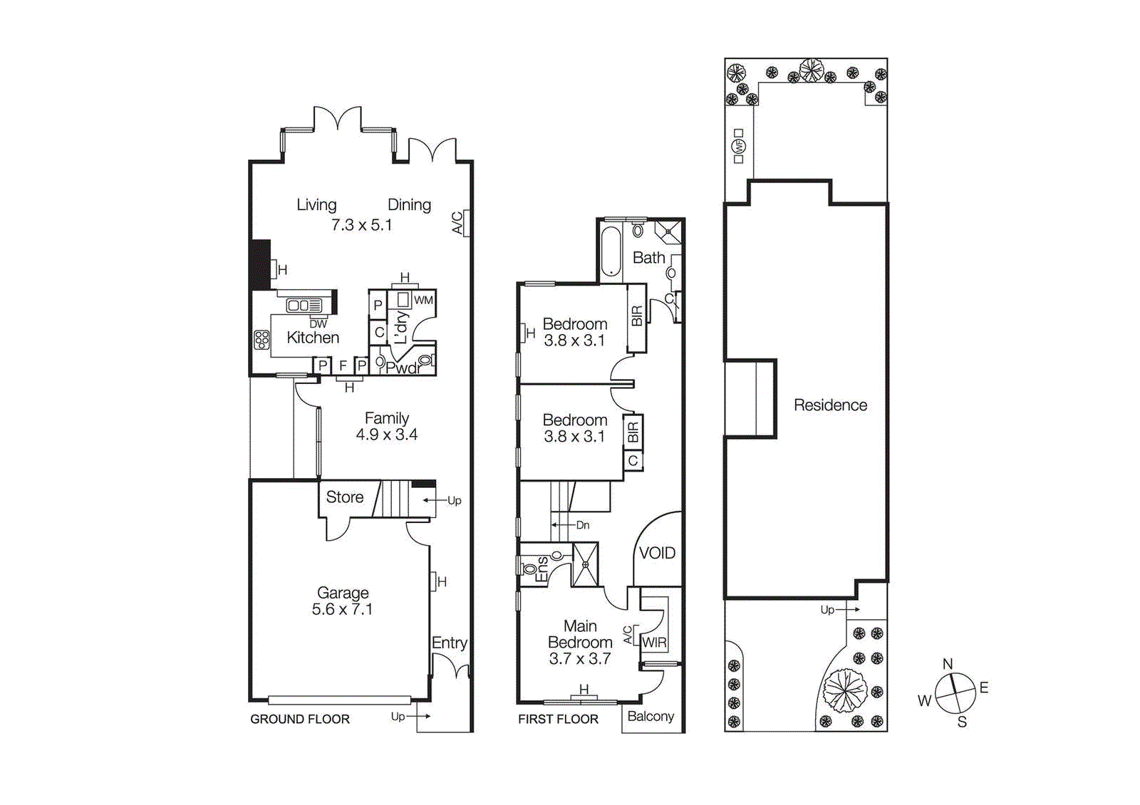 1 Vista Road, Hampton VIC 3188 - Floorplan