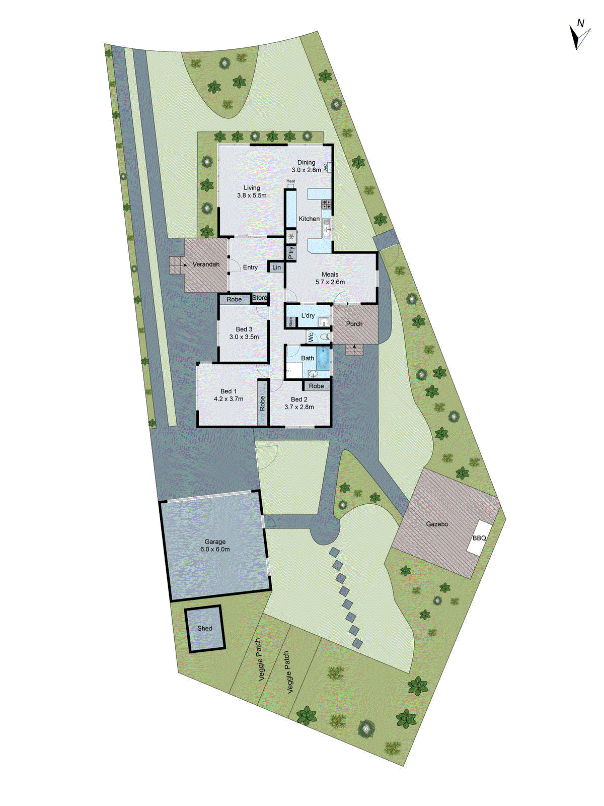 1 Voce Court, Belmont VIC 3216 - Floorplan