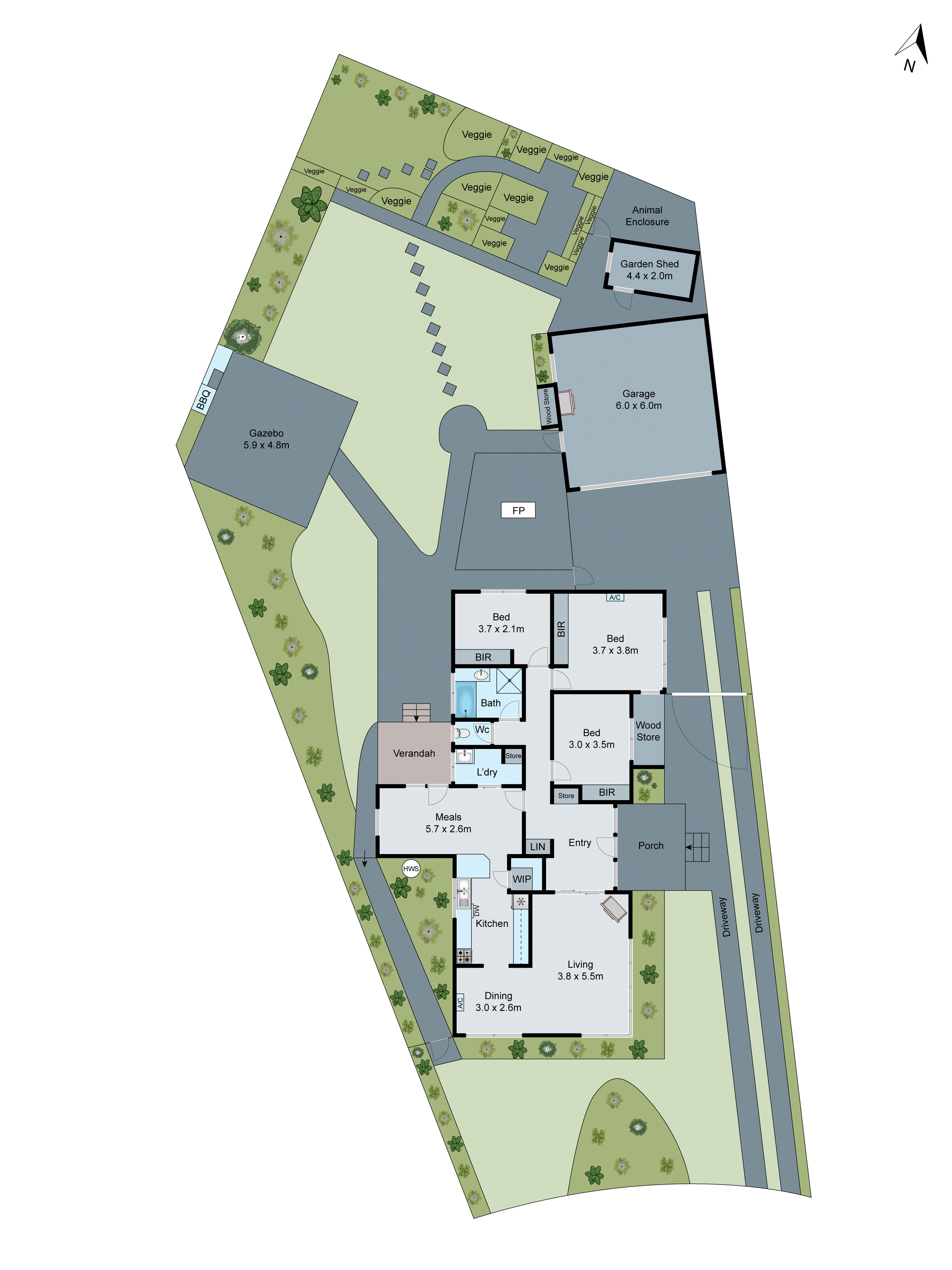 1 Voce Court, Belmont VIC 3216 - Floorplan