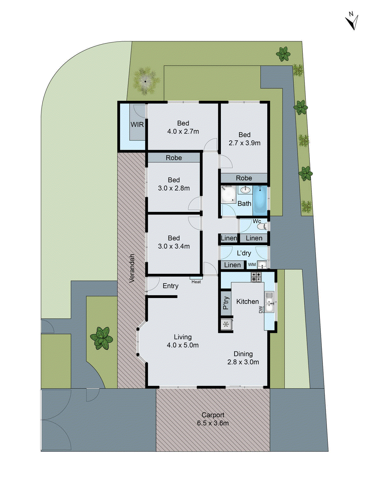 1 Waratah Place, Grovedale VIC 3216 - Floorplan