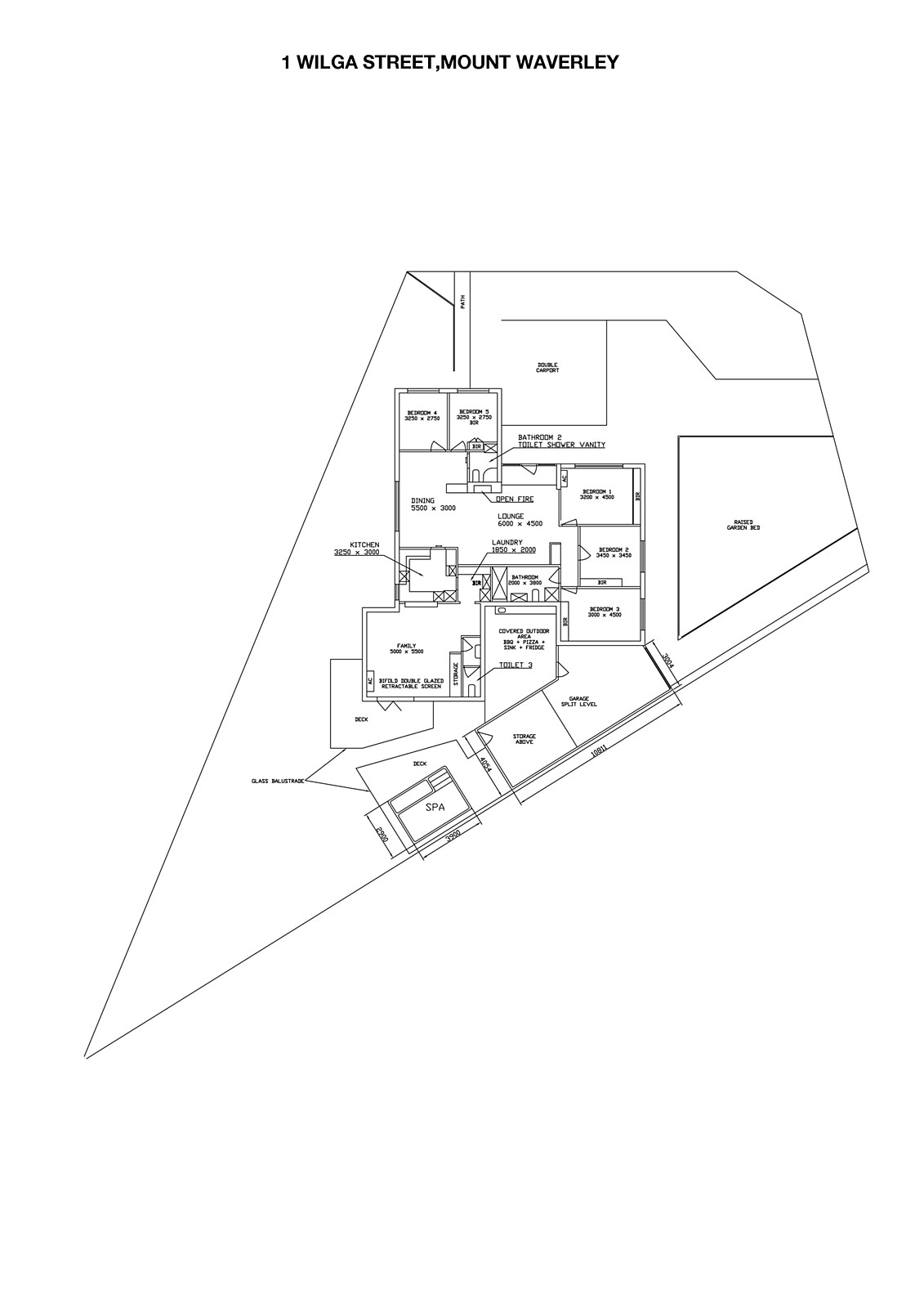 1 Wilga Street, Mount Waverley VIC 3149 - Floorplan