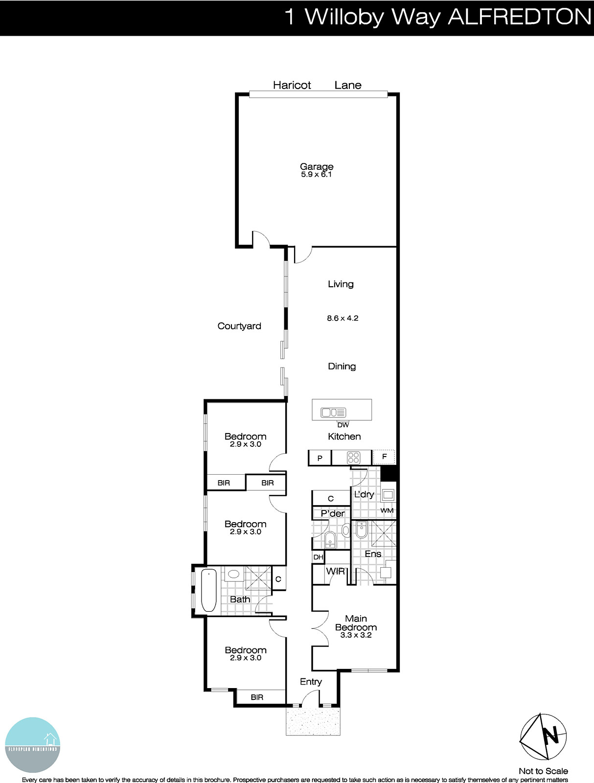 1 Willoby Drive, Alfredton VIC 3350 - Floorplan