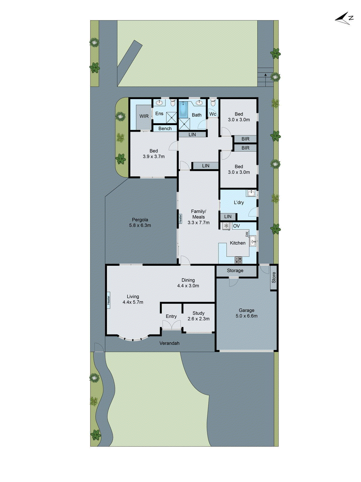 1 Wills Court, Grovedale VIC 3216 - Floorplan