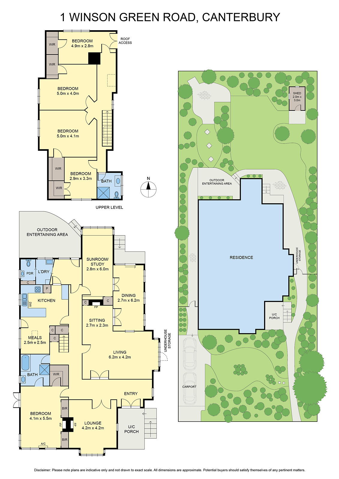 1 Winson Green Road, Canterbury VIC 3126 - Floorplan