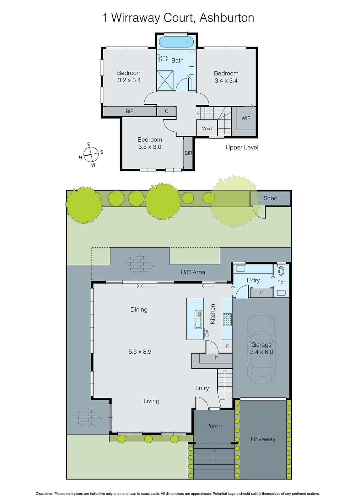 1 Wirraway Court, Ashburton VIC 3147 - Floorplan