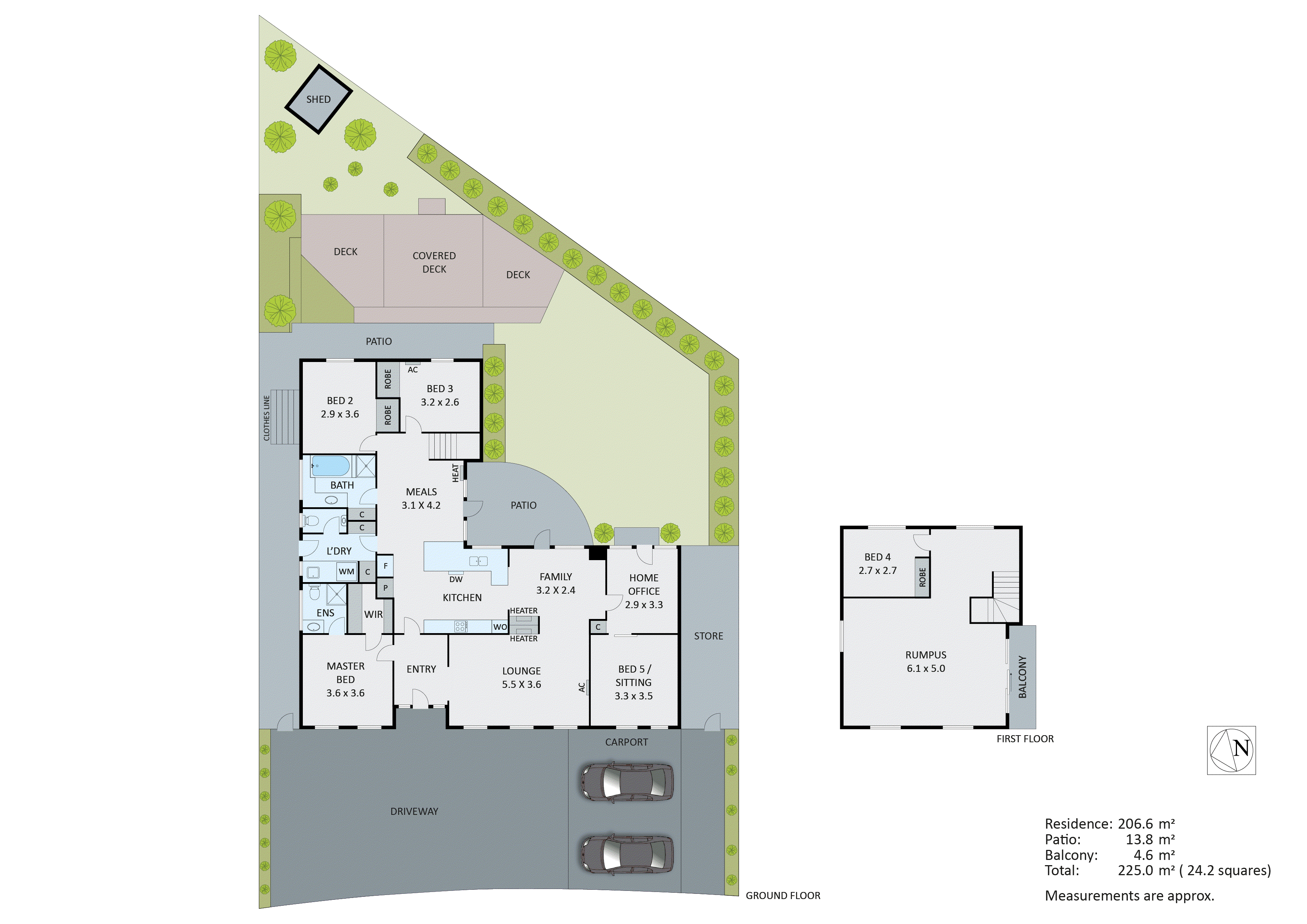 1 Yagoona Avenue, Noble Park VIC 3174 - Floorplan