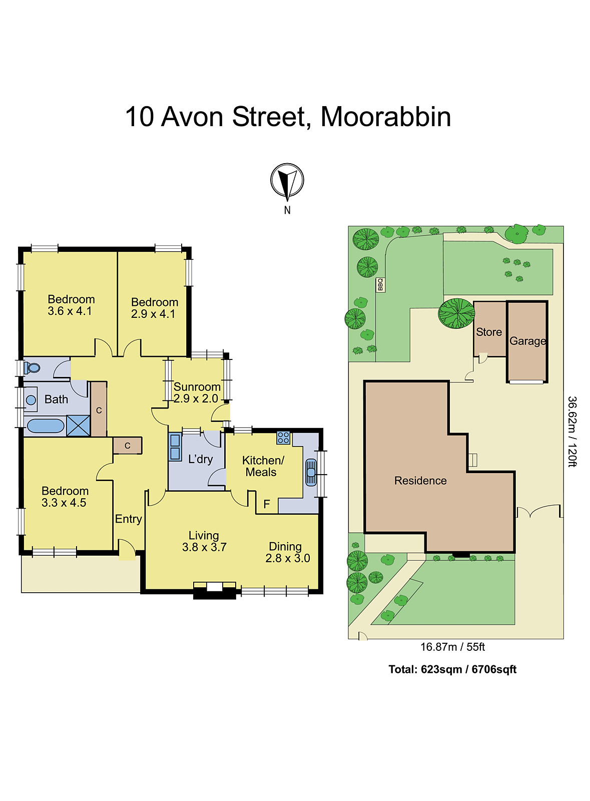 10 Avon Street, Moorabbin VIC 3189 - Floorplan