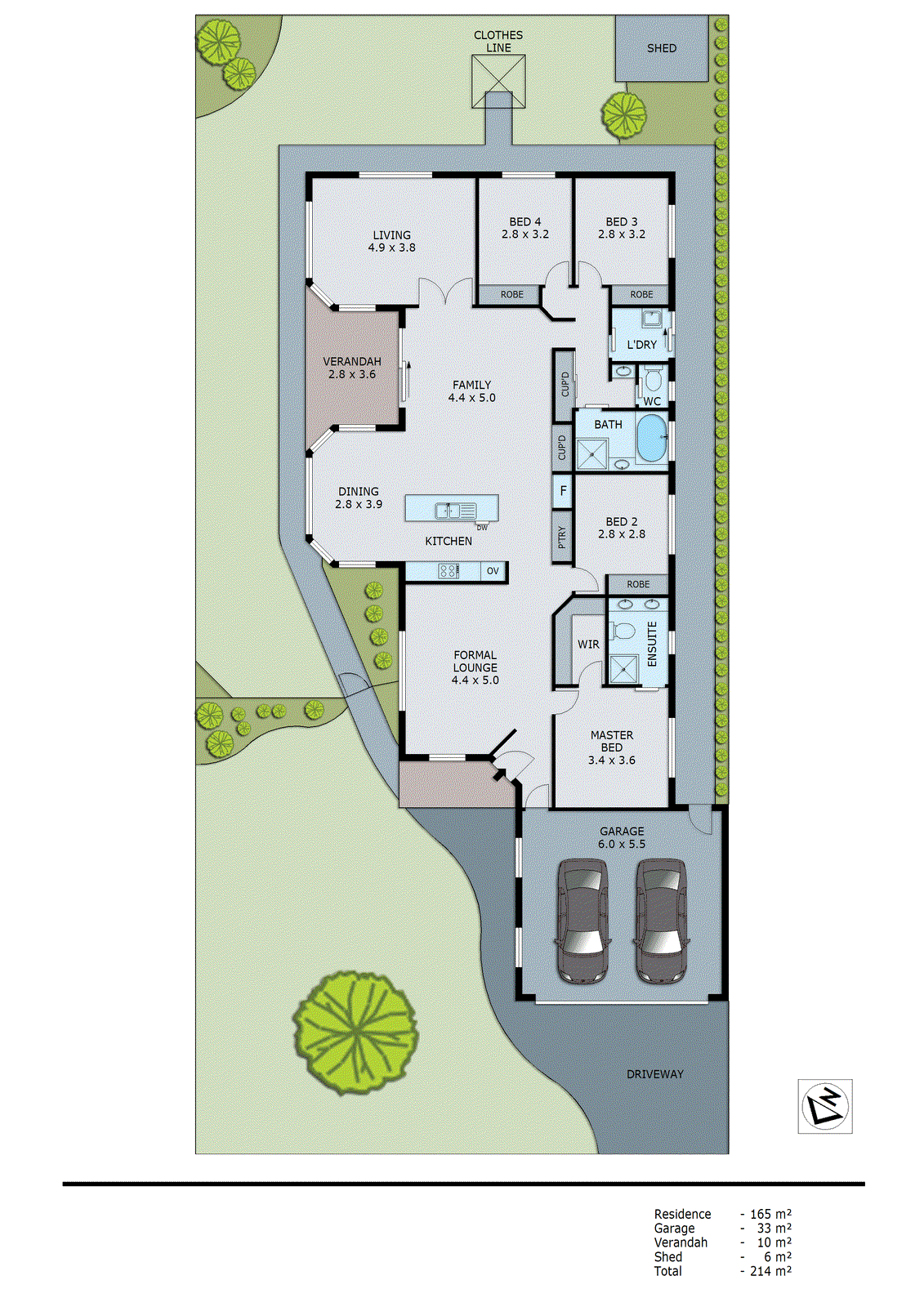 10 Bangalow Way, Aspendale Gardens VIC 3195 - Floorplan