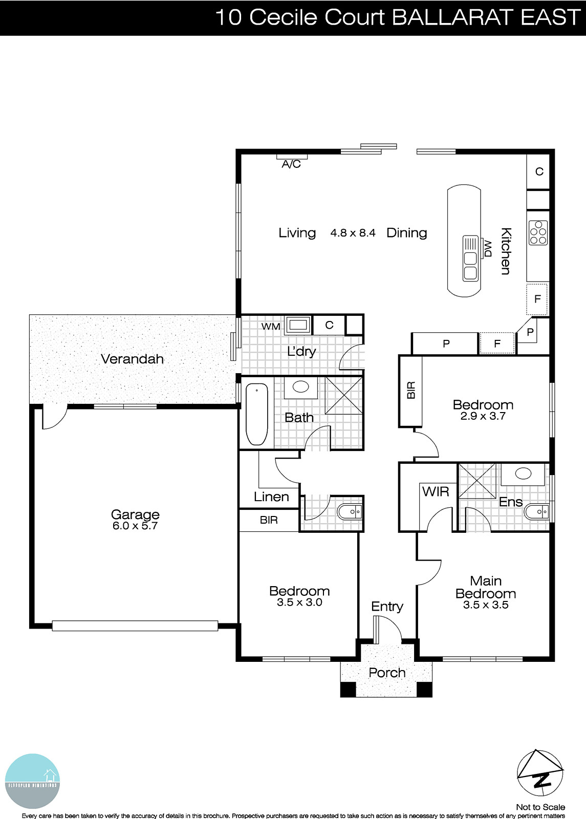 10 Cecile Court, Ballarat East VIC 3350 - Floorplan