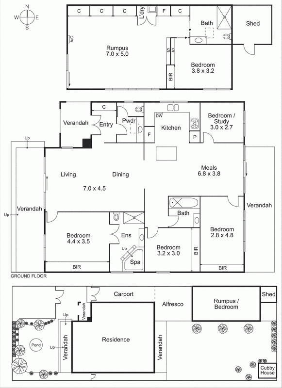 10 Chislehurst Road, HAMPTON VIC 3188 - Floorplan