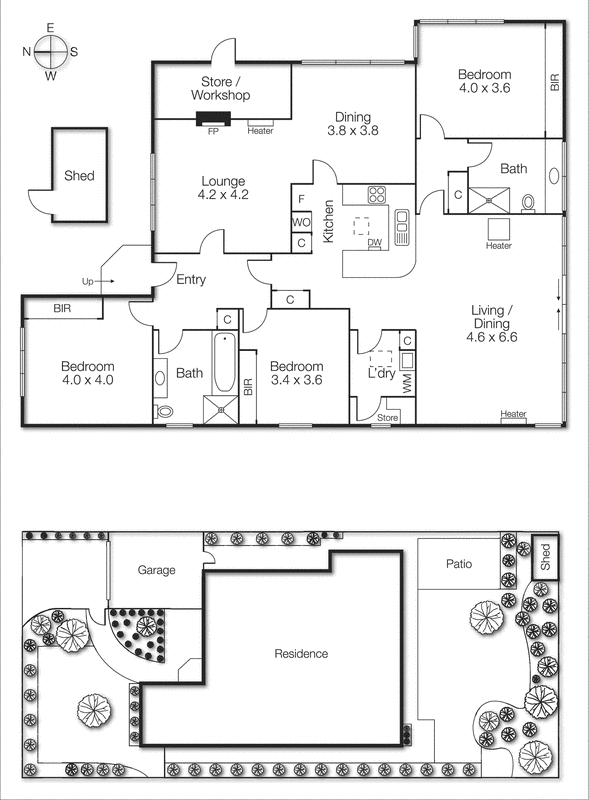 10 Churchill Avenue, Cheltenham VIC 3192 - Floorplan