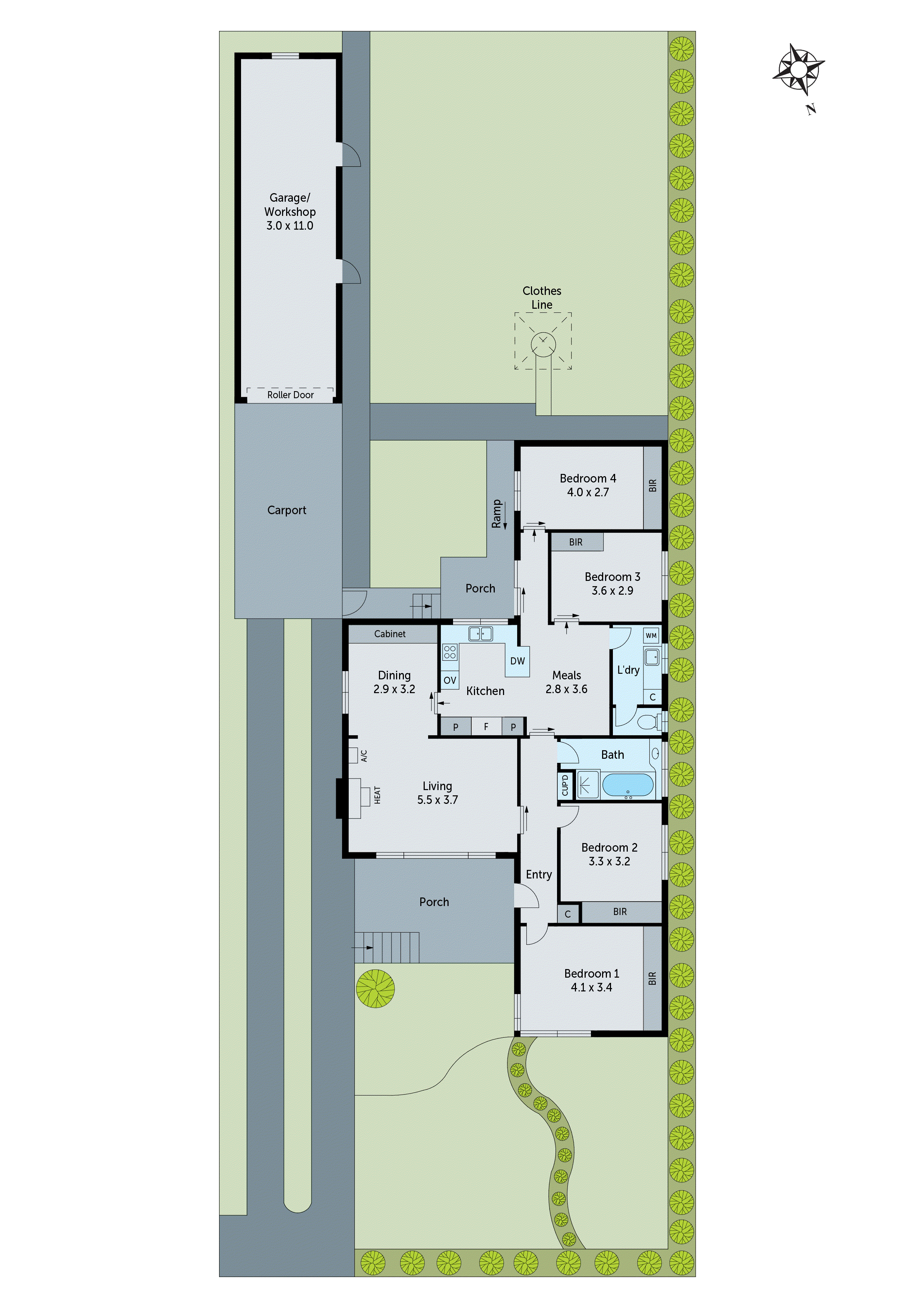 10 Ferry Grove, Newcomb VIC 3219 - Floorplan