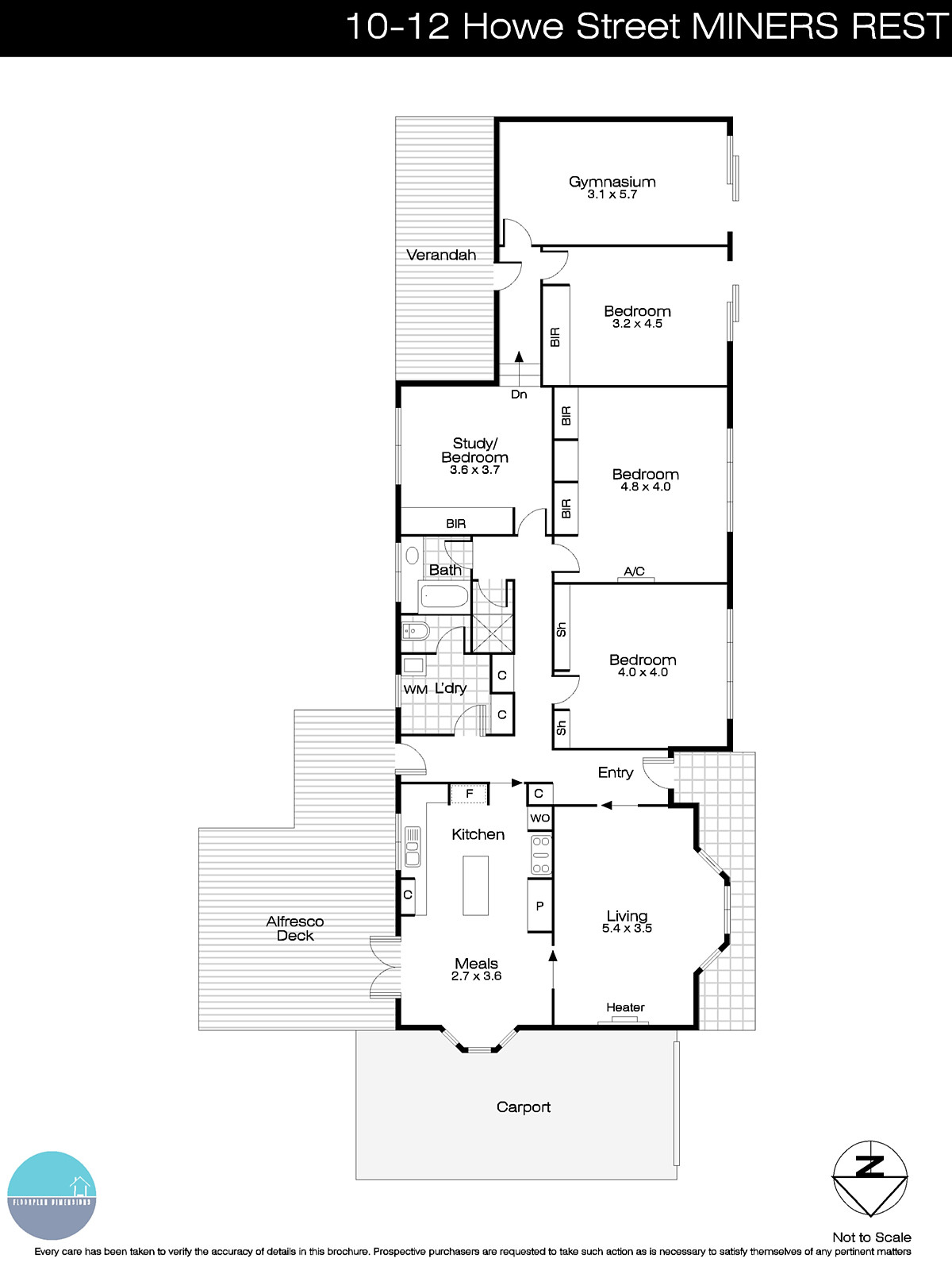 10 Howe Street, Miners Rest VIC 3352 - Floorplan