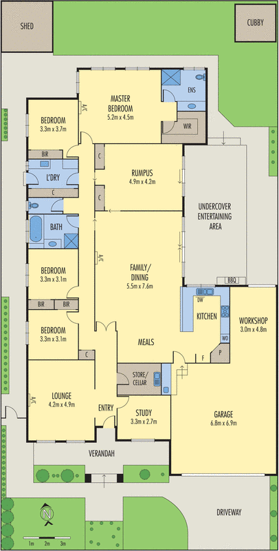 10 Hyndford Court, Grovedale VIC 3216 - Floorplan