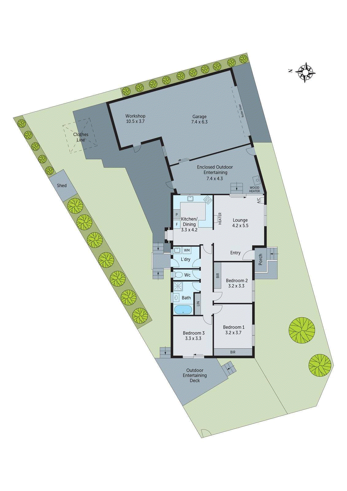 10 Kosciusko Avenue, Corio VIC 3214 - Floorplan