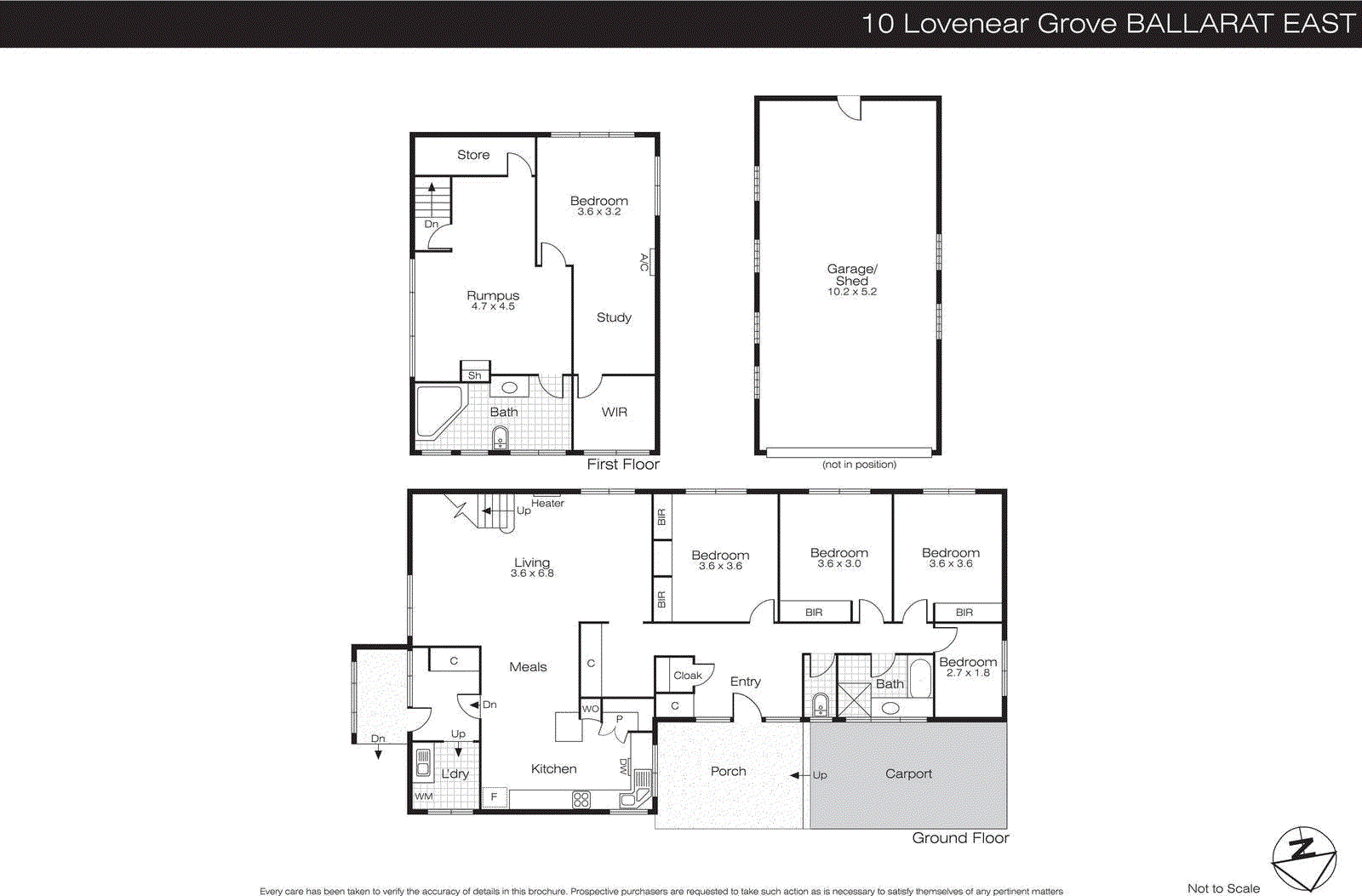 10 Lovenear Grove, Ballarat East VIC 3350 - Floorplan