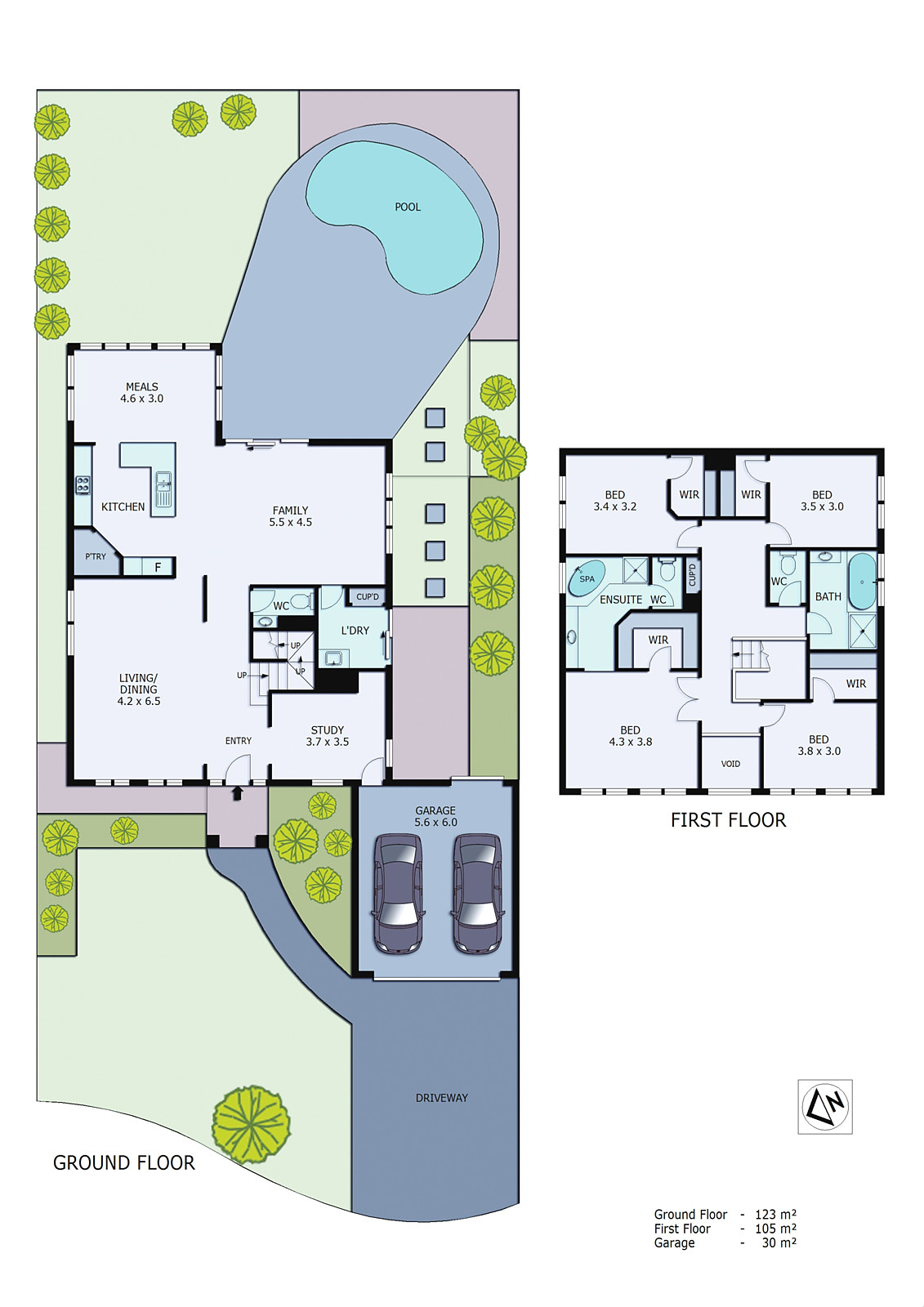 10 Maidenhair Mews, Aspendale Gardens VIC 3195 - Floorplan