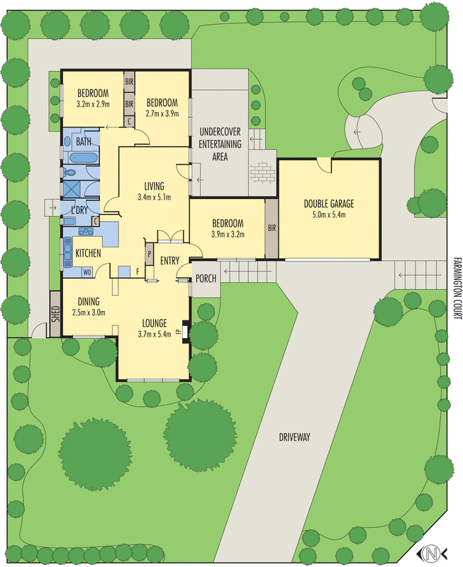 10 Meadowbrook Drive, Wheelers Hill VIC 3150 - Floorplan