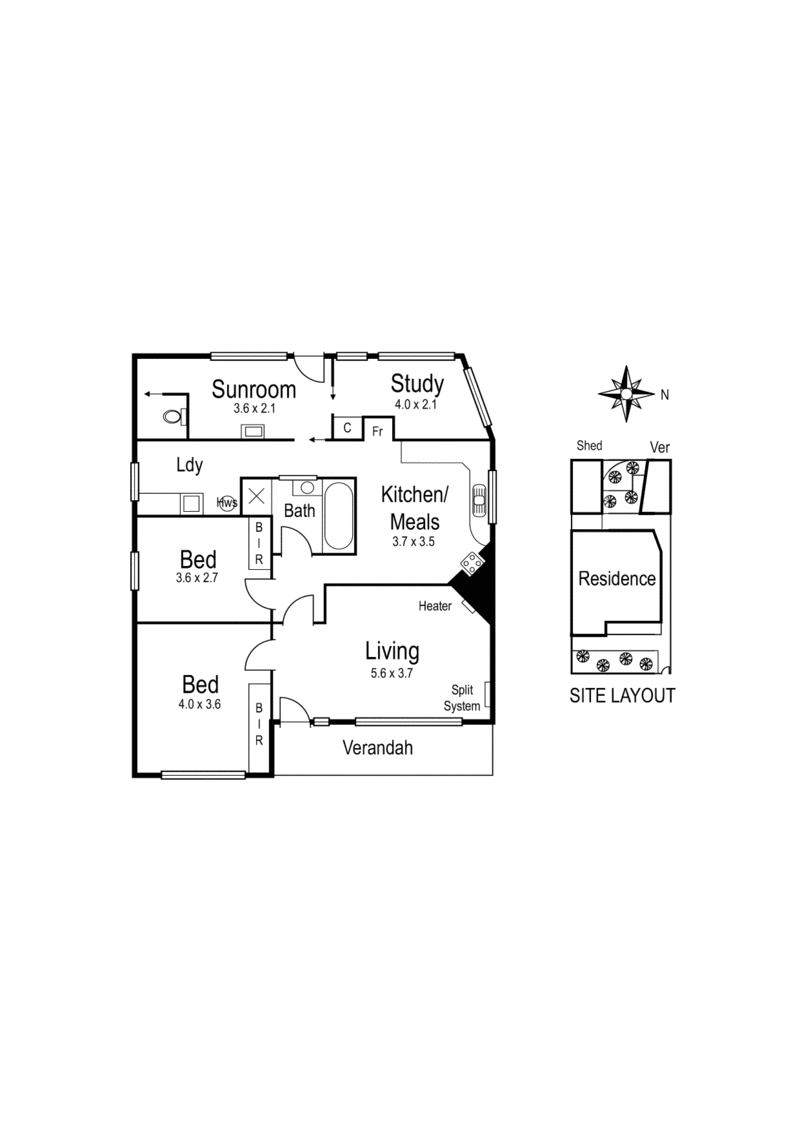 10 Medway Street, SEDDON VIC 3011 - Floorplan