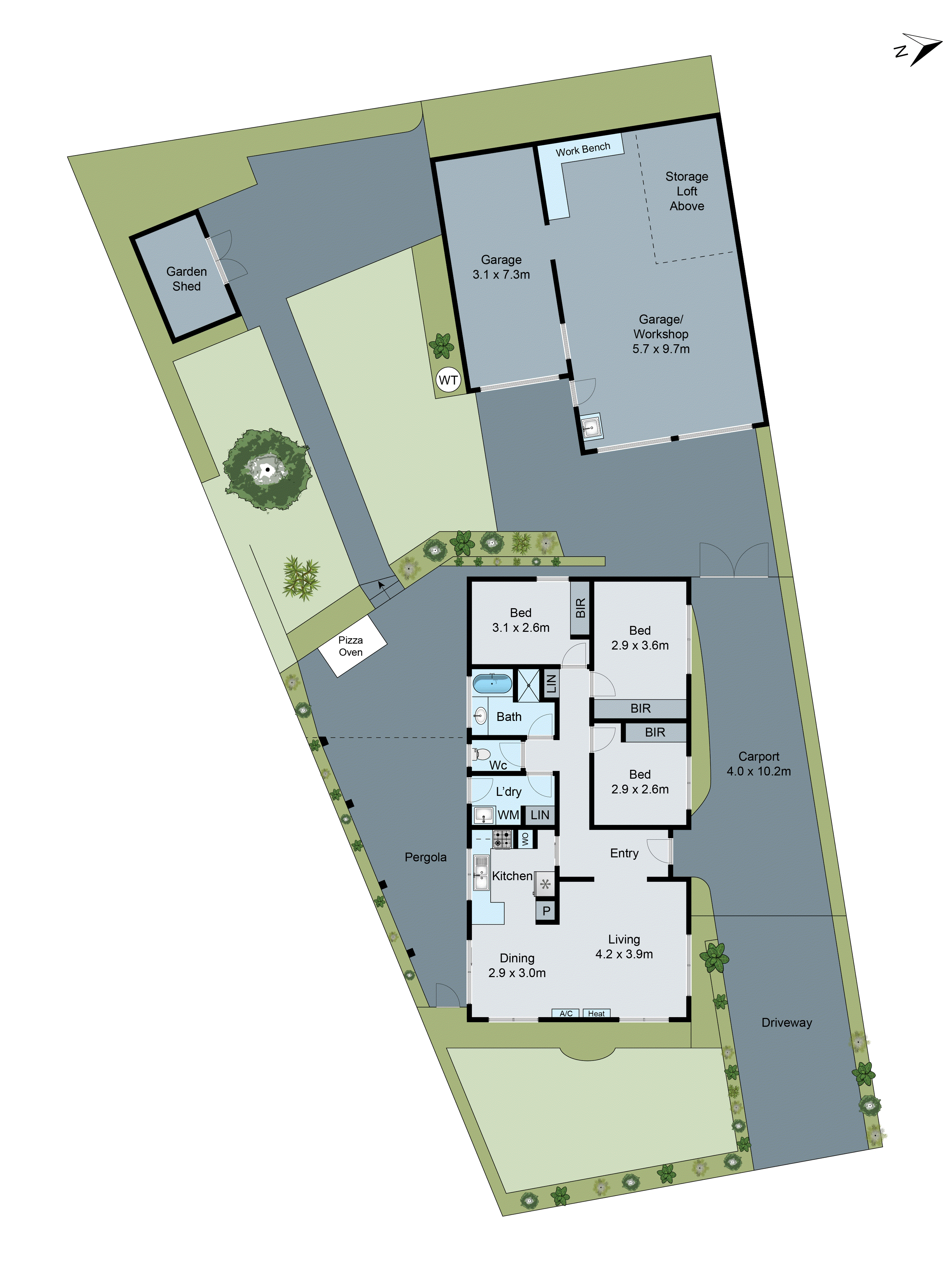 10 Milverton Court, Grovedale VIC 3216 - Floorplan