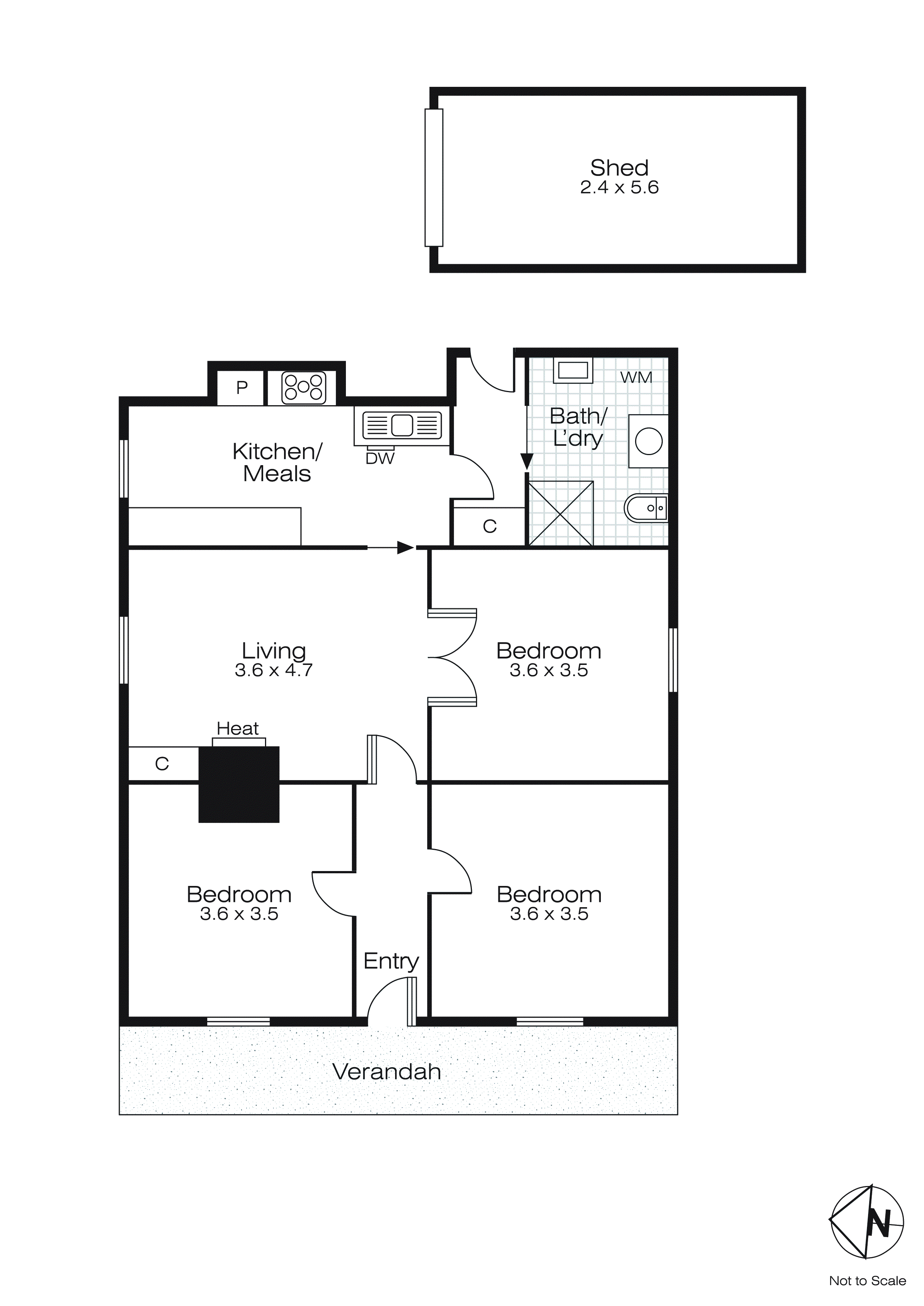 10 Oliver Street, Ballarat East VIC 3350 - Floorplan