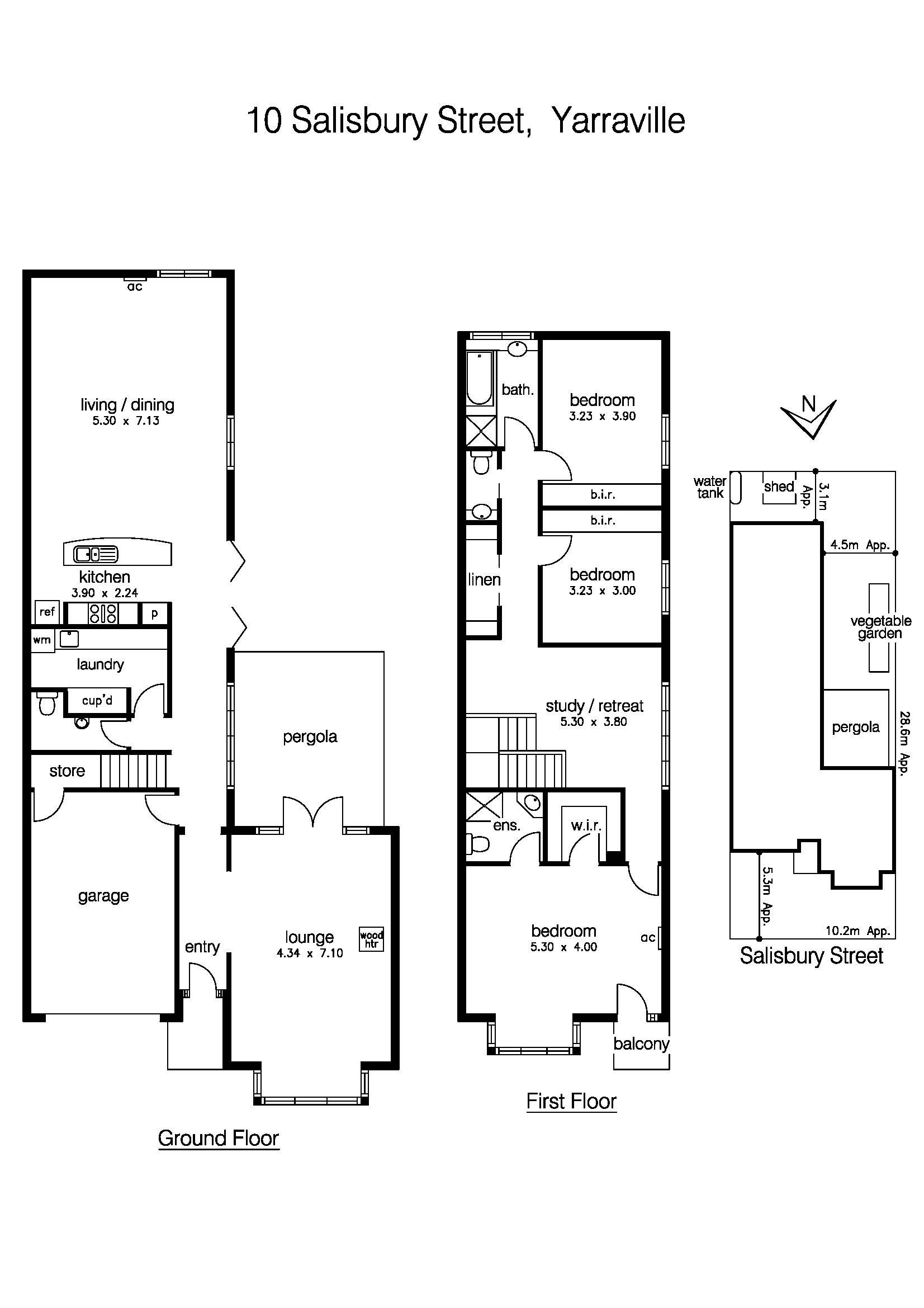 10 Salisbury Street, YARRAVILLE VIC 3013 - Floorplan