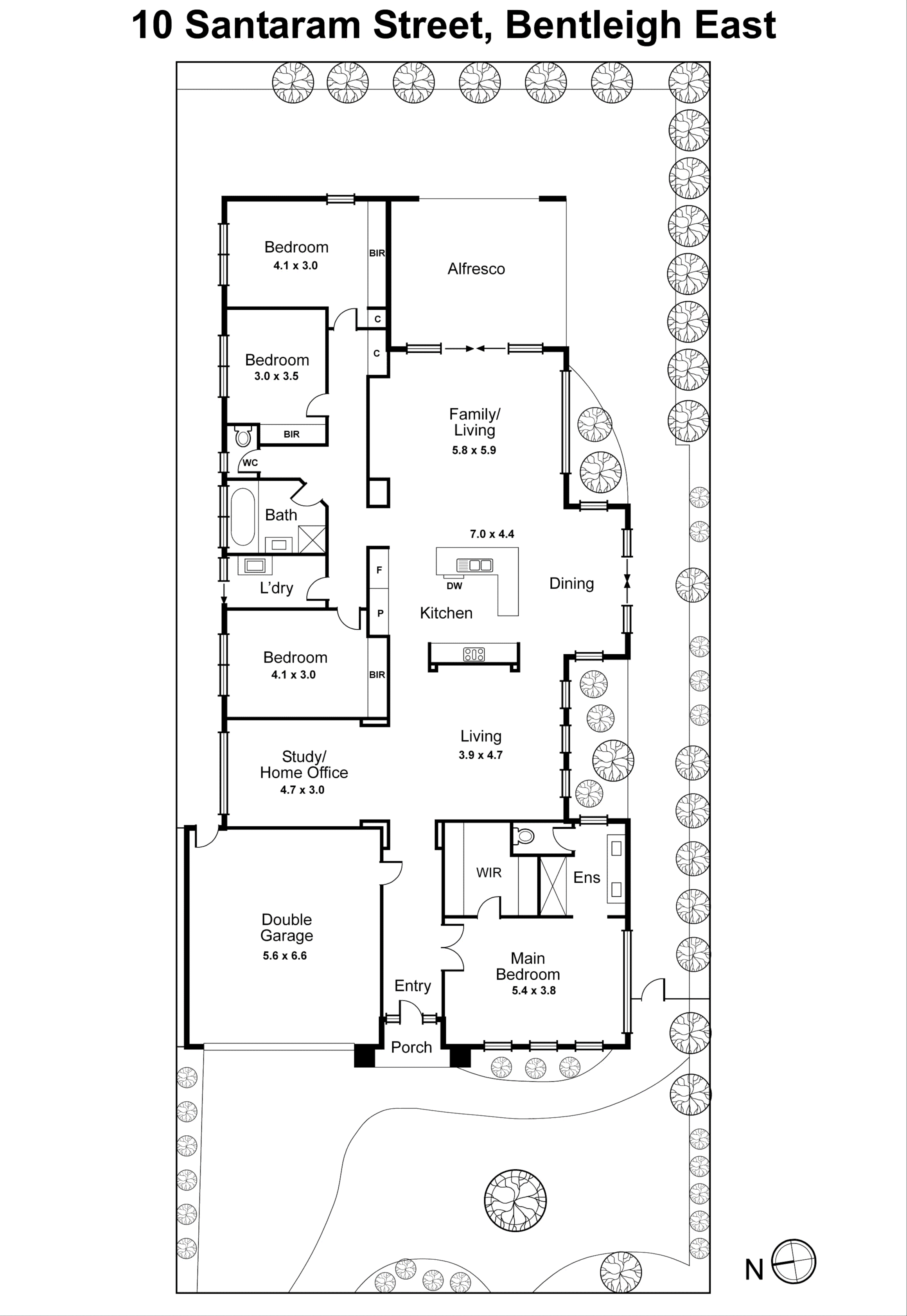 10 Santaram Street, Bentleigh East VIC 3165 - Floorplan