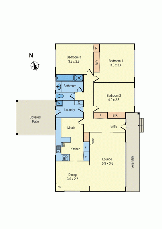 10 Siddeley Court, DINGLEY VILLAGE VIC 3172 - Floorplan