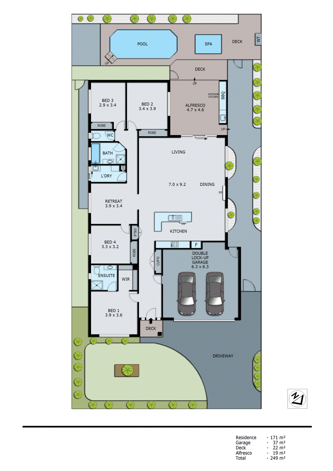 10 St Marks Close, Dingley Village VIC 3172 - Floorplan