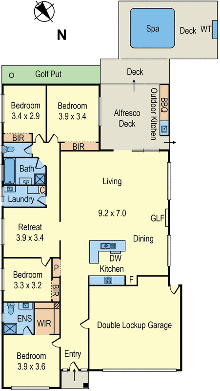 10 St Marks Close, Dingley Village VIC 3172 - Floorplan