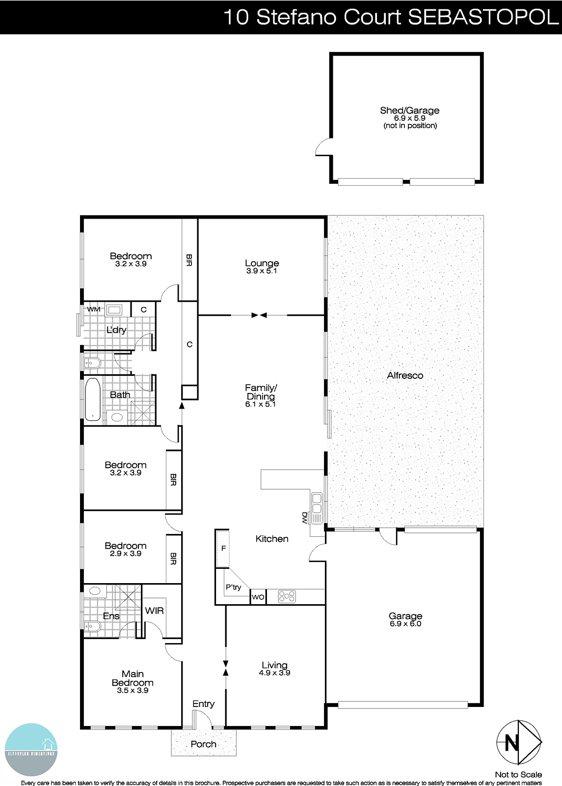 10 Stefano Court, Sebastopol VIC 3356 - Floorplan