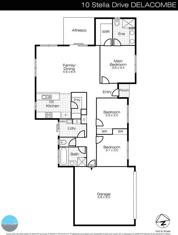 10 Stella Drive, Delacombe VIC 3356 - Floorplan