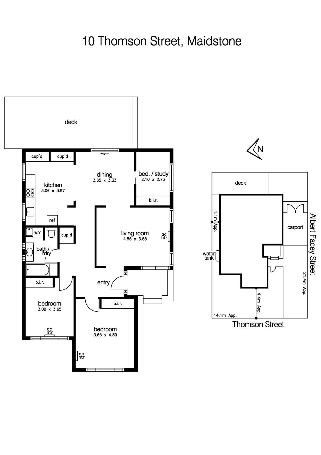 10 Thomson Street, MAIDSTONE VIC 3012 - Floorplan