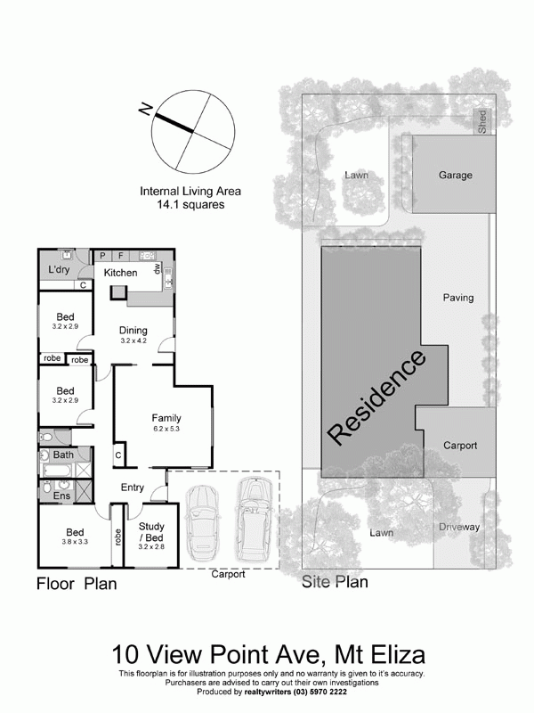 10 View Point Avenue, MOUNT ELIZA VIC 3930 - Floorplan